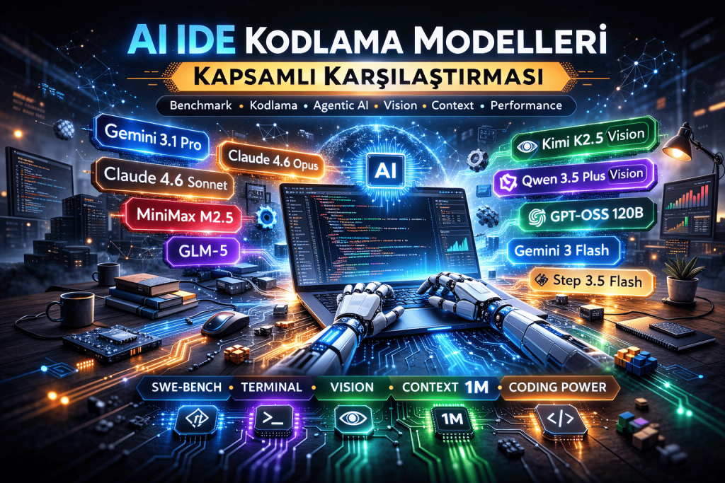 2026 AI Kodlama Modelleri Benchmark Karşılaştırması — En İyi IDE Araçları
